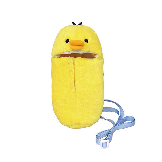 San-X | Rilakkuma Mofumofu Fluffy Bottle Holder - Kiiroitori