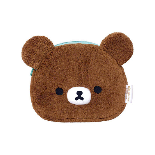 San-X | Rilakkuma Mofumofu Fluffy Smart Pouch - Chairoikoguma