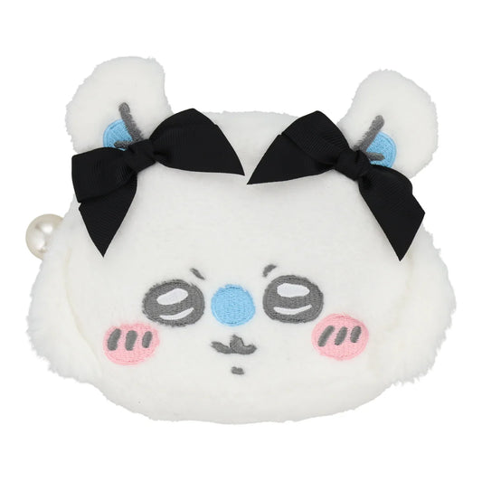 Chiikawa | 'Chiikawa Ribbon Die-cut Face Pouch - Momonga