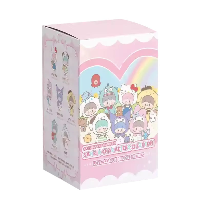 Sanrio | Sanrio Characters x zZoton x FINDING UNICORN -  Love League Buddies Series Vinyl Plush Blind Box (6+1 Types)