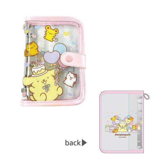 Sanrio | Sanrio PompomPurin 30th Anniversary Clear Seal Binder - Pink