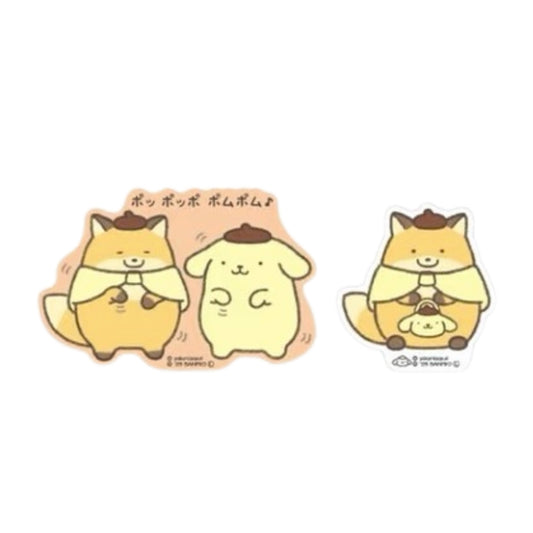 Sanrio | Nandemoikimono x Sanrio Characters Collaboration Sticker - Pompompurin