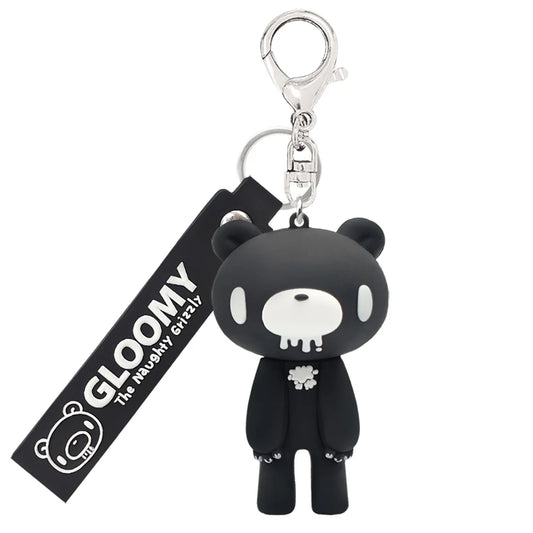 GLOOMY BEAR | GLOOMY The Naughty Grizzly Figure Keychain - MONO BLACK