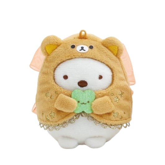 San-X | San-X Universe x Sumikko Gurashi Hand-held Tenori Plush Toy - Polar Bear
