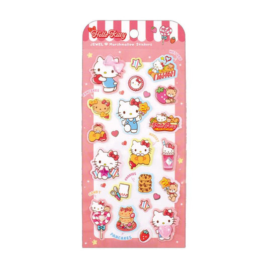Sanrio | Sanrio Characters Jewel Marshmallow Sticker - Hello Kitty