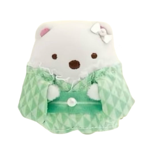 San-X | Sumikko Gurashi Kimono Hand-held Tenori Plush Toy - Polar Bear
