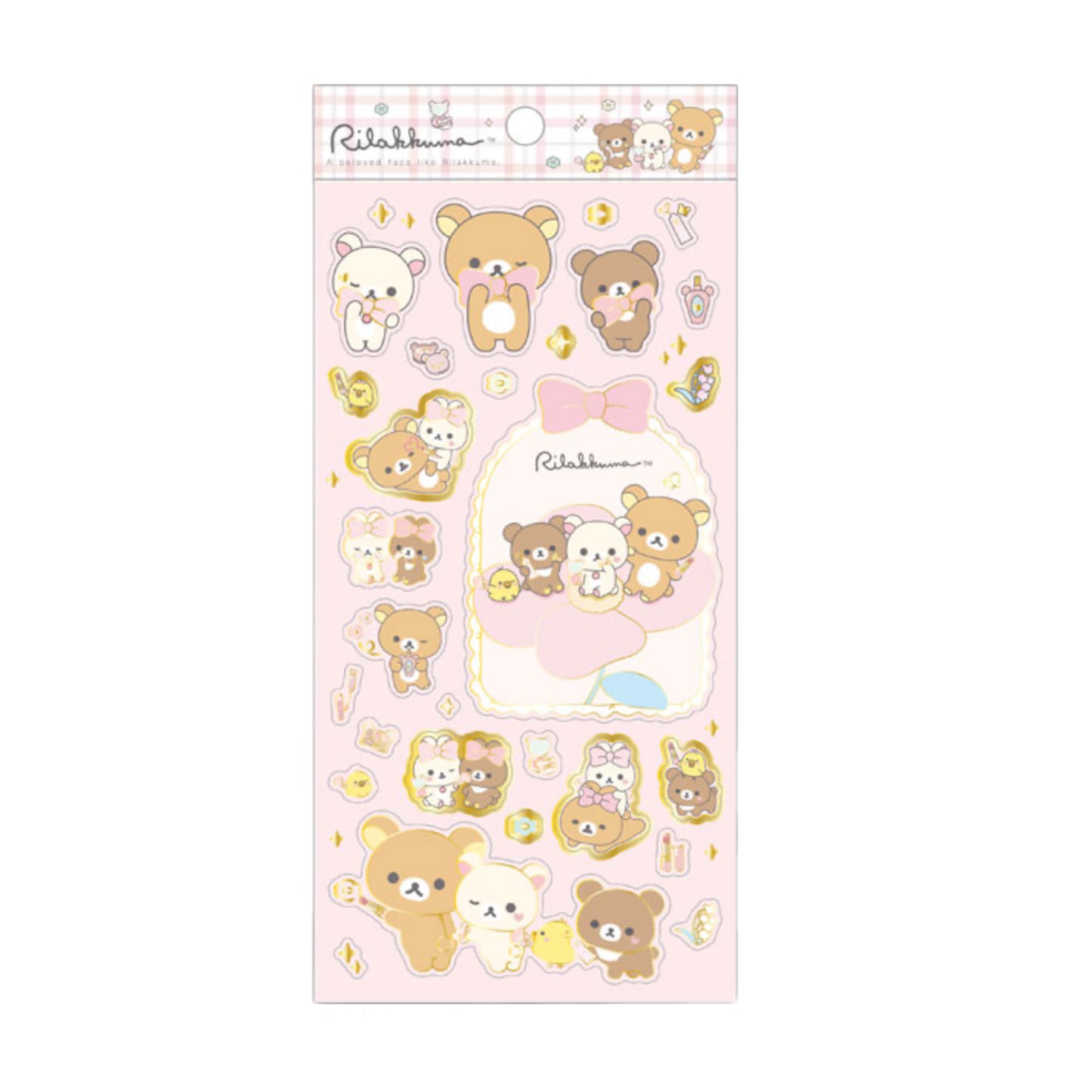 San-X | Rilakkuma Makeup Rilakkuma Sticker Sheet