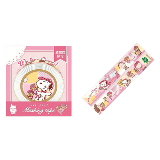 PEANUTS | Snoopy Town Harajuku Limited ‘We Love Crepe!’ Masking Tape