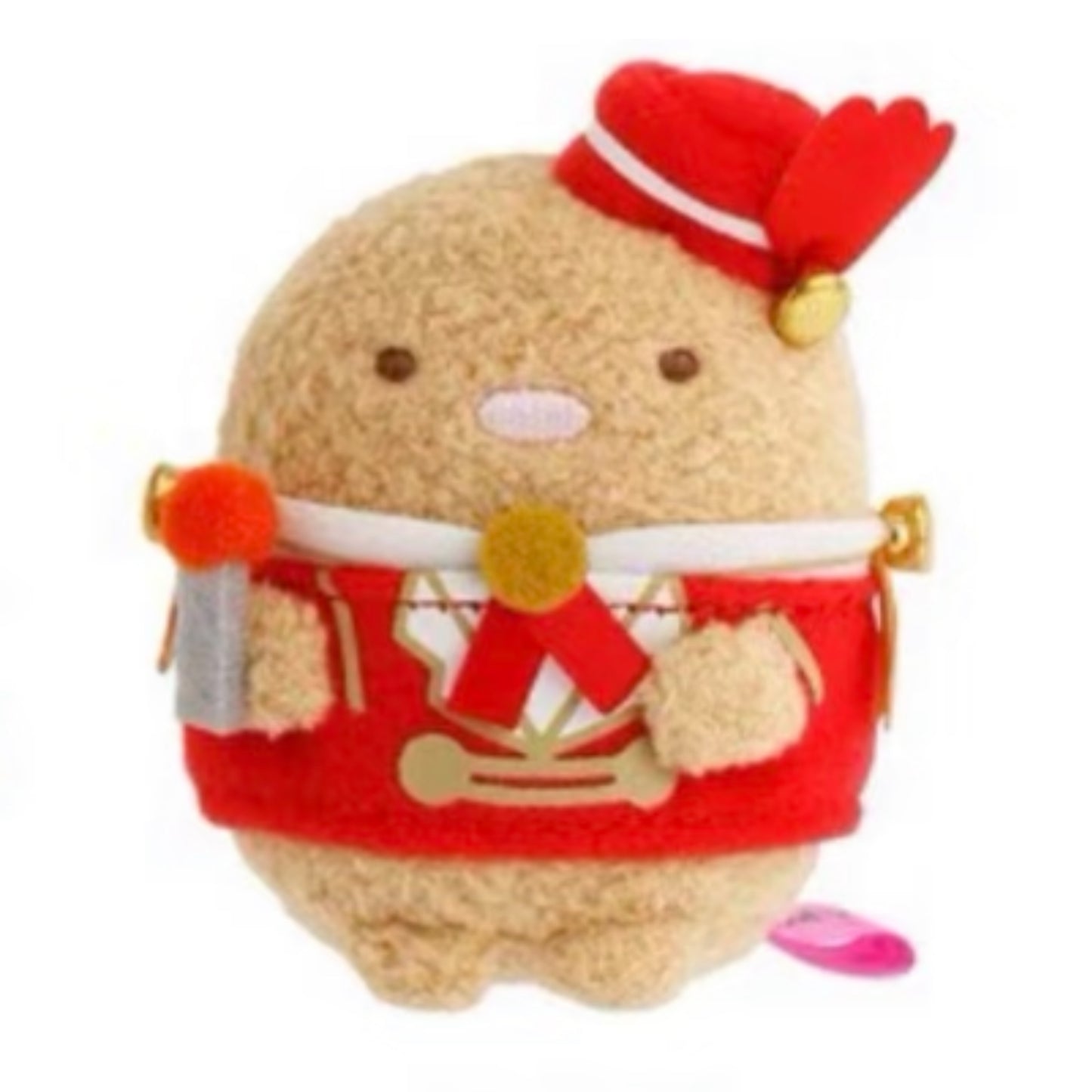 San-X | HMV x Sumikko Gurashi 35th Anniversary Hand-held Tenori Plush Toy - Tonkatsu