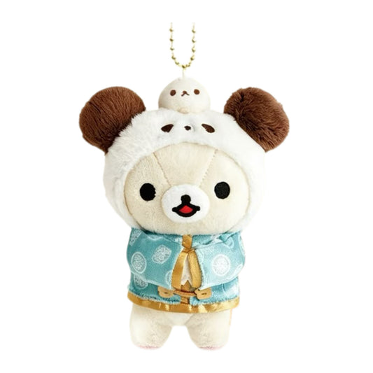 San-X | Rilakkuma Store Yokohama Chinatown Limited Hanging Plush Toy - Korilakkuma