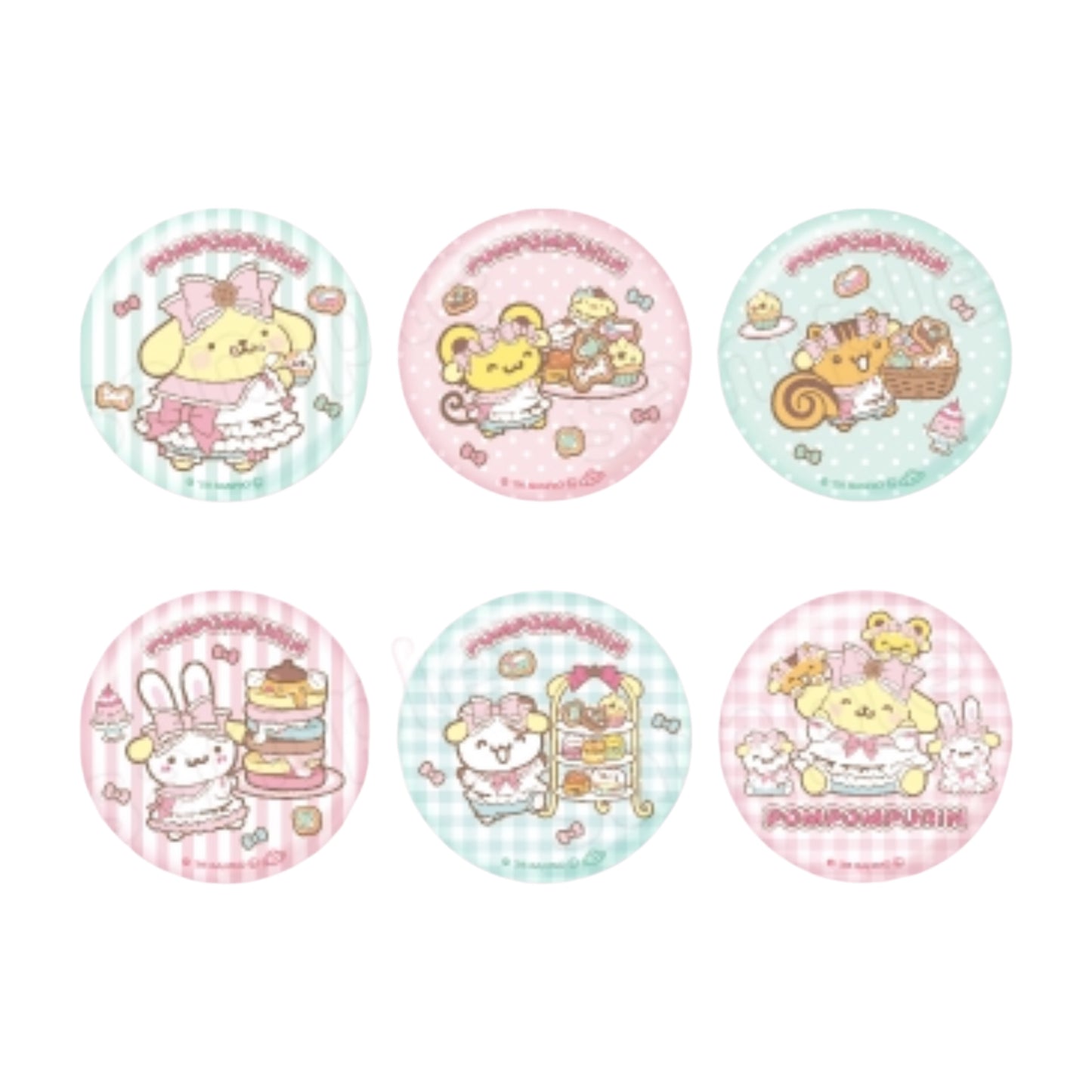 Sanrio | Sanrio Characters Pompompurin’s Hospitality Party Secret Badge Blind Box (6 Types)