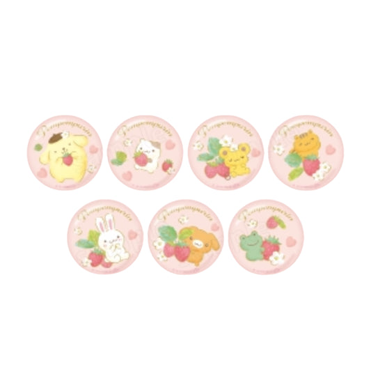 Sanrio | Sanrio Characters Pompompurin Strawberry Friends Secret Badge Blind Box (7 Types)