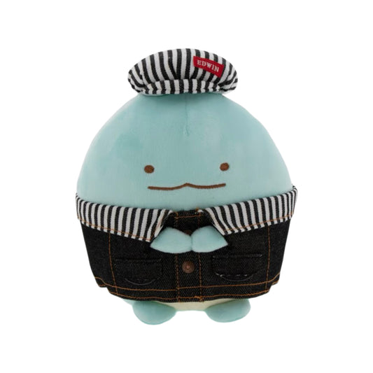 San-X | EDWIN X Sumikko Gurashi Denim House Limited Plush Toy - Tokage