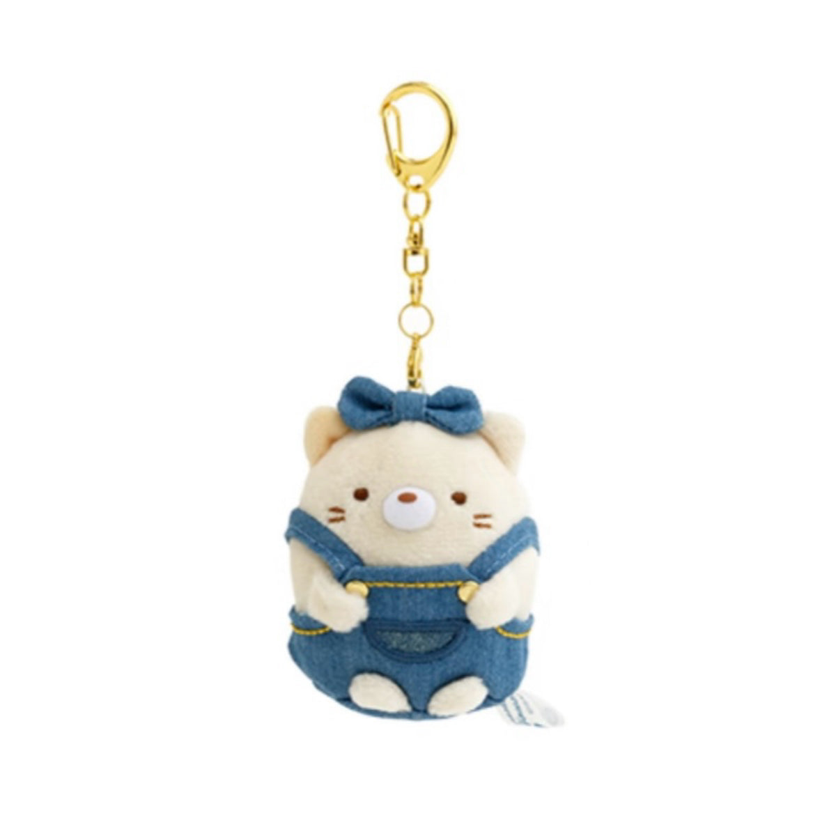 San-X | Sumikko Gurashi Denim House Karuizawa Store Limited Hanging Plush Toy - Cat
