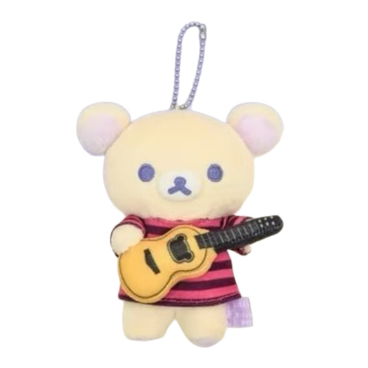 San-X | Lilas X Rilakkuma Hanging Plush Toy - Korilakkuma