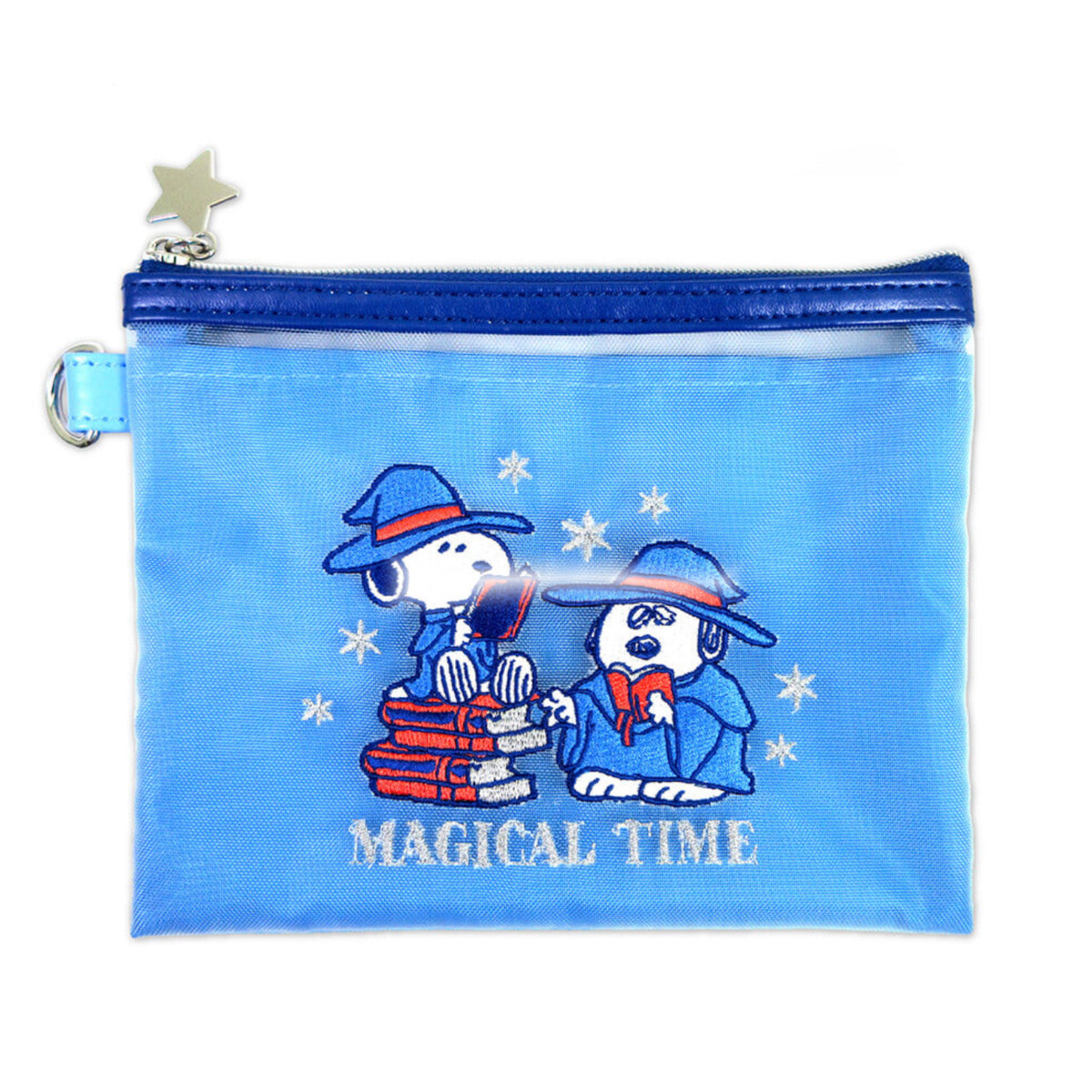 PEANUTS | Snoopy Town Magical Halloween Embroidered Mesh Pouch M