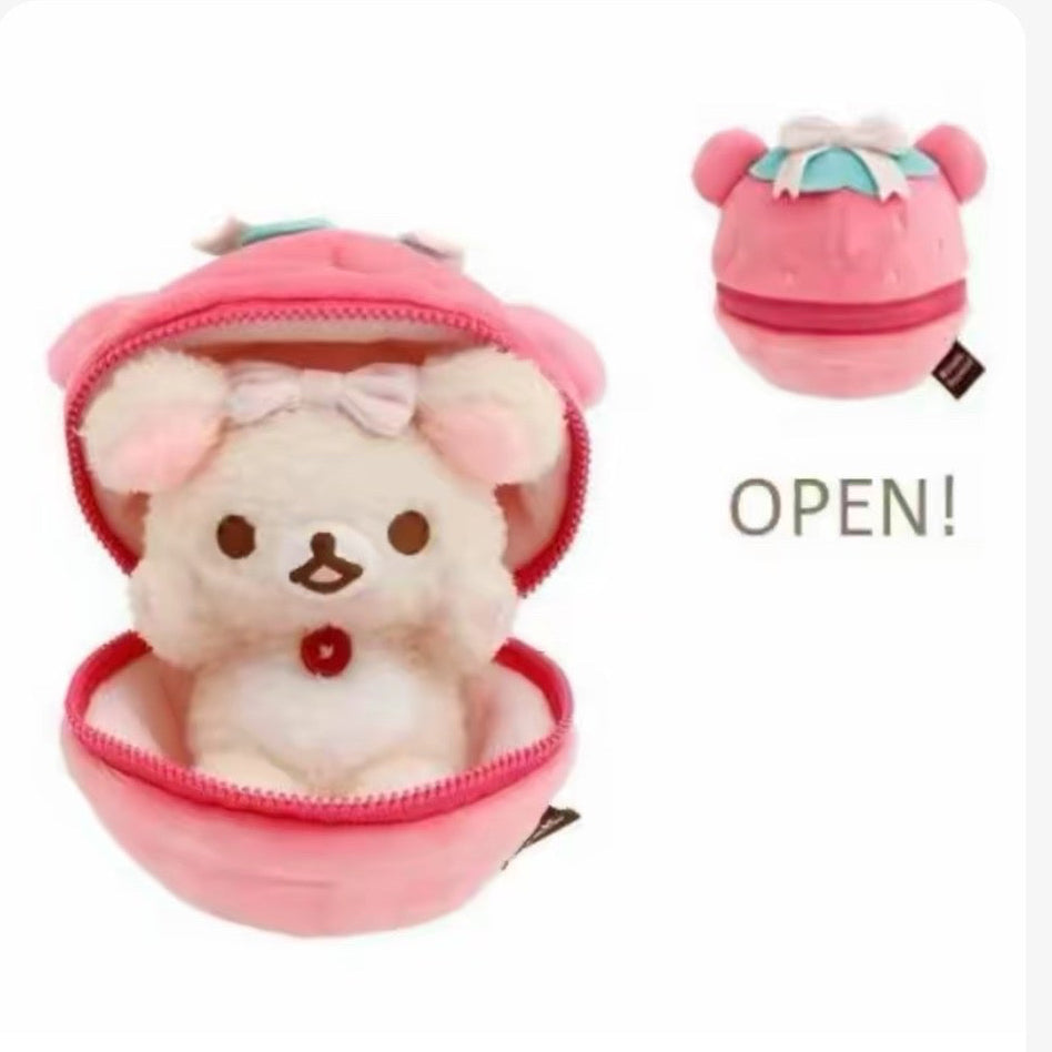 San-X | Korilakkuma In a Strawberry Plush Toy