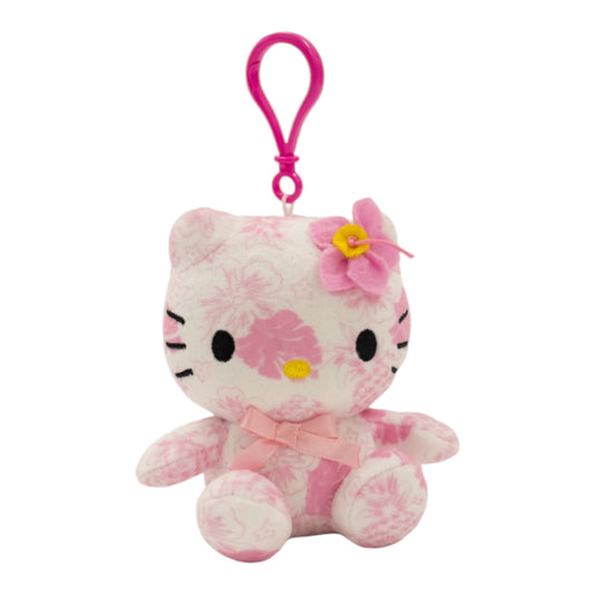 Sanrio | Hawaii Limited | Hello Kitty® Plush 4" w/ Strap - Pattern: Pink
