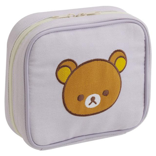 San-X | Rilakkuma and Awawa Neko Theme Square Pouch