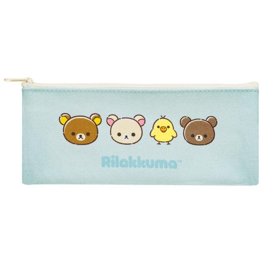 San-X | Rilakkuma and Awawa Neko Theme Flat Pen Pouch