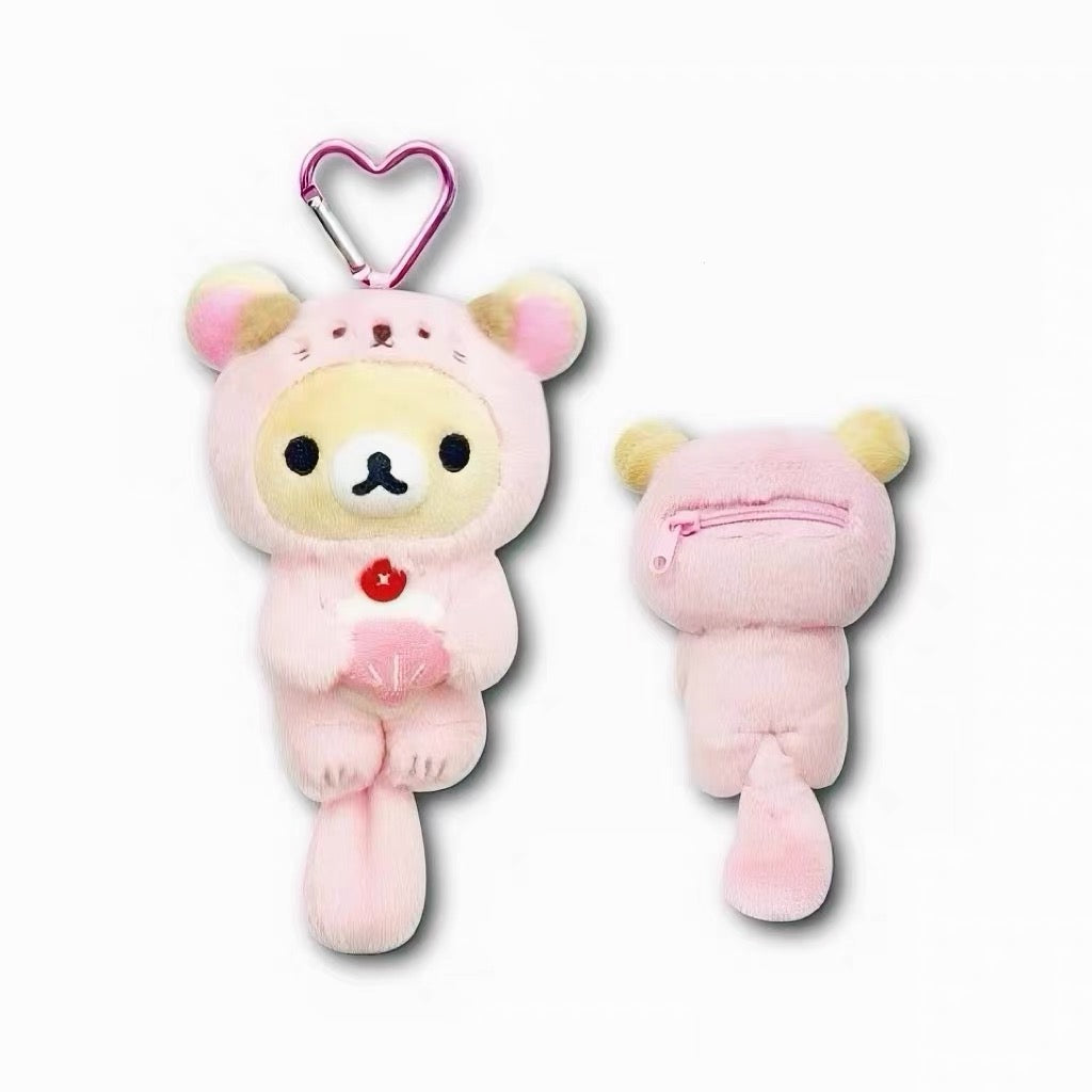 San-X | Rilakkuma Relax Sea Otter Hanging Plush Toy Pouch