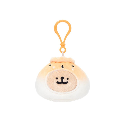 Maltese CHN | Maltese Line Puppy Dim Sum Plush Pendant - Little Golden Steamed Bun