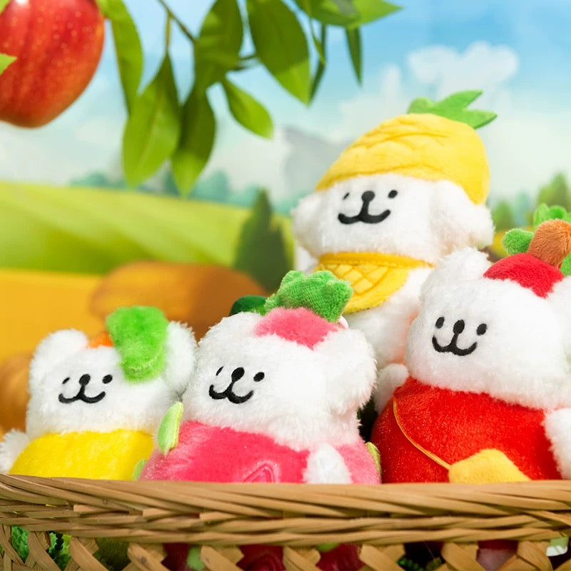 Maltese CHN | Maltese Line Puppy Fruit Plush Pendant - Pineapple