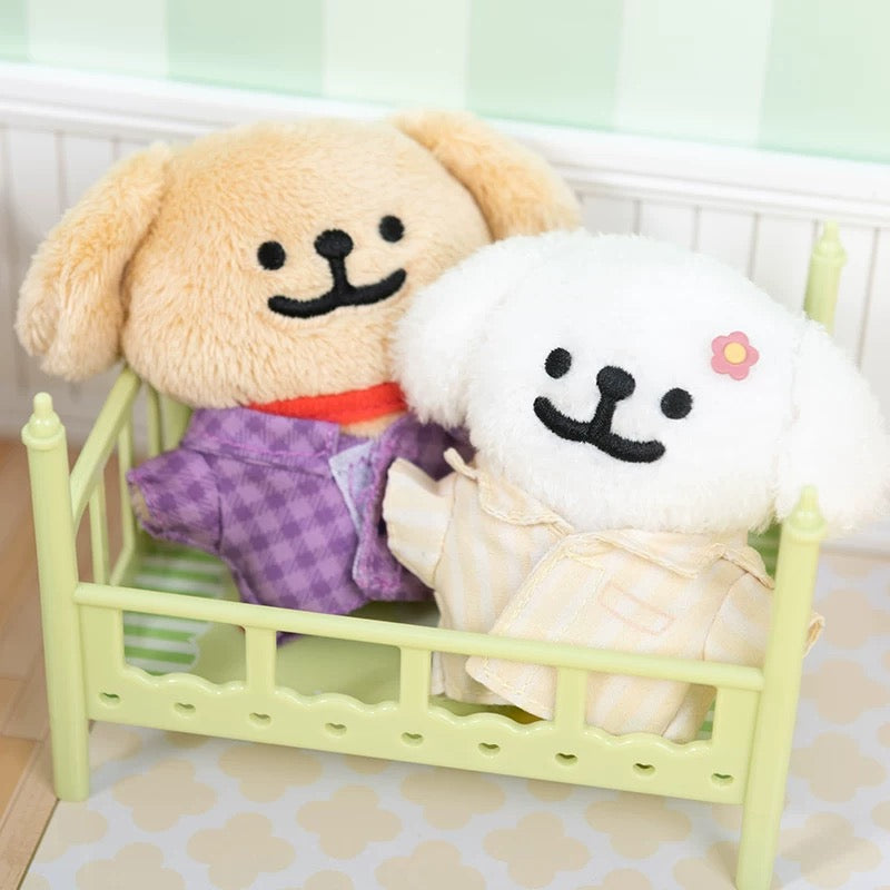 Maltese CHN | Maltese Line Puppy Sleeping Bag Plush Pendant - Little Golden Puppy