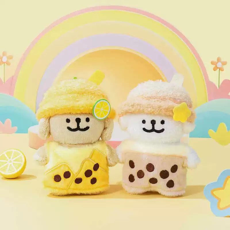 Maltese CHN | Maltese Line Puppy MilkTea Plush Pendant - Little White Puppy Milk Tea