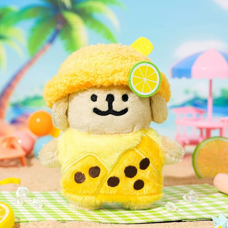 Maltese CHN | Maltese Line Puppy MilkTea Plush Pendant - Little White Puppy Milk Tea