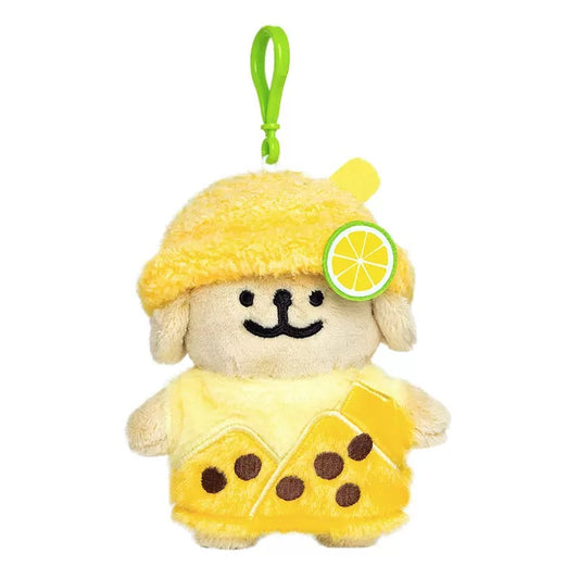 Maltese CHN | Maltese Line Puppy MilkTea Plush Pendant - Little Golden Puppy Lemon Tea