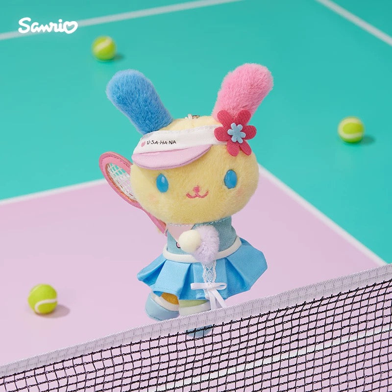 Sanrio CHN | Sanrio Tennis Series Plush Mascot Keychain - Hello Kitty