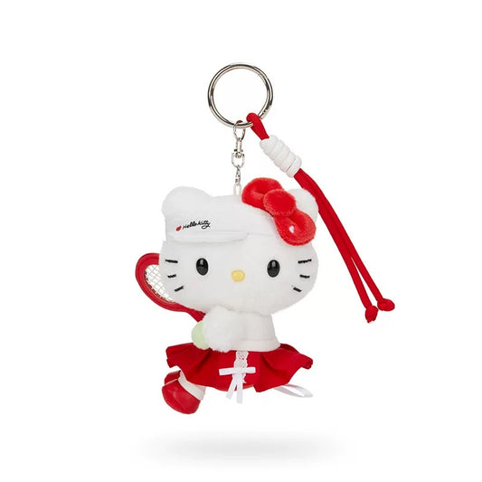 Sanrio CHN | Sanrio Tennis Series Plush Mascot Keychain - Hello Kitty