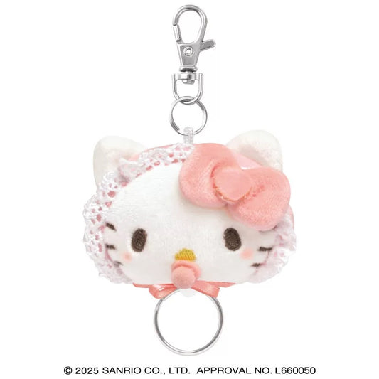 Sanrio | Sanrio Characters Baby Version Mascot Keychain With Reel - Hello Kitty