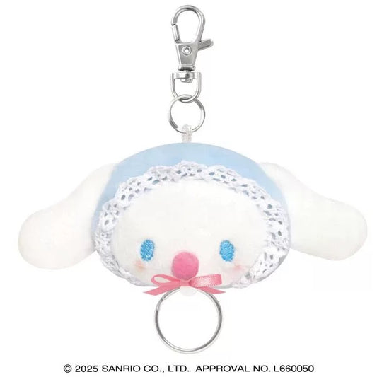 Sanrio | Sanrio Characters Baby Version Mascot Keychain With Reel - Cinnamoroll