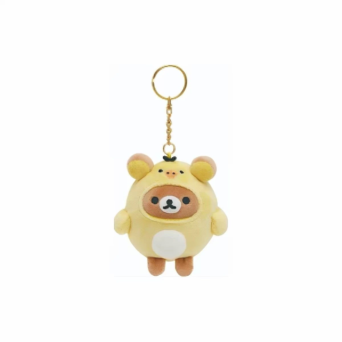 San-X | Rilakkuma Kiiroitori Outfit Plush Keychain
