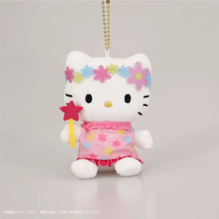Sanrio | First Avenue Tokyo Station Limited | Hello Kitty Flower Plush Keychain