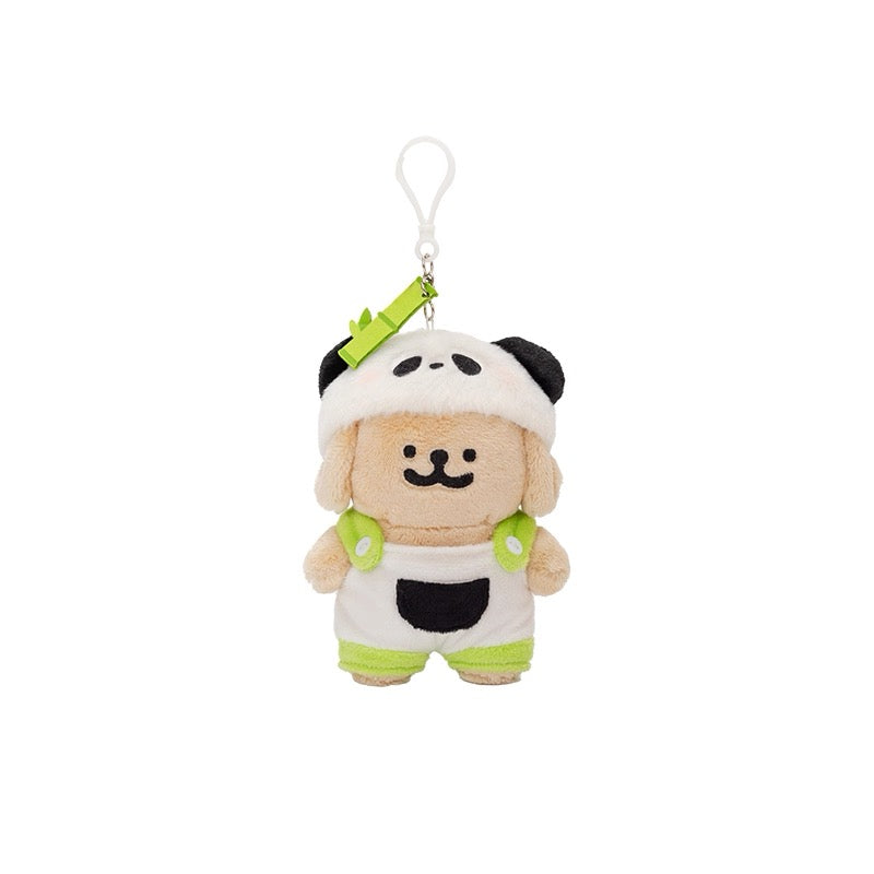 Maltese CHN | Maltese Line Puppy MilkTea Plush Pendant - Little Golden Puppy Panda
