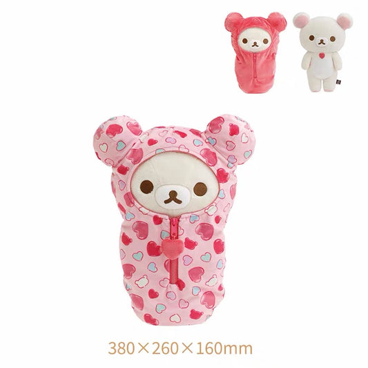 San-X | Rilakkuma Sleeping Bag Plush M - Korilakkuma