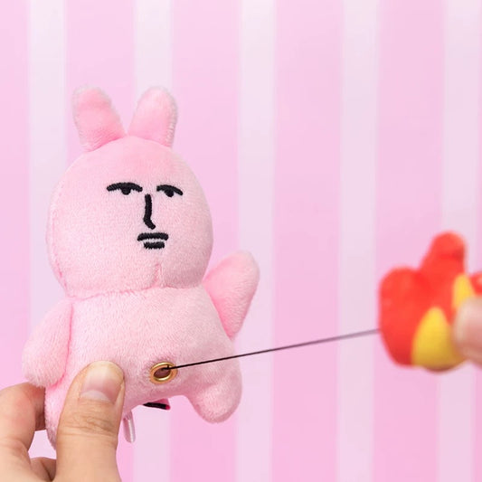 MY FRIEND RABBIT | Pink Rabbit On Fire Mascot Holder