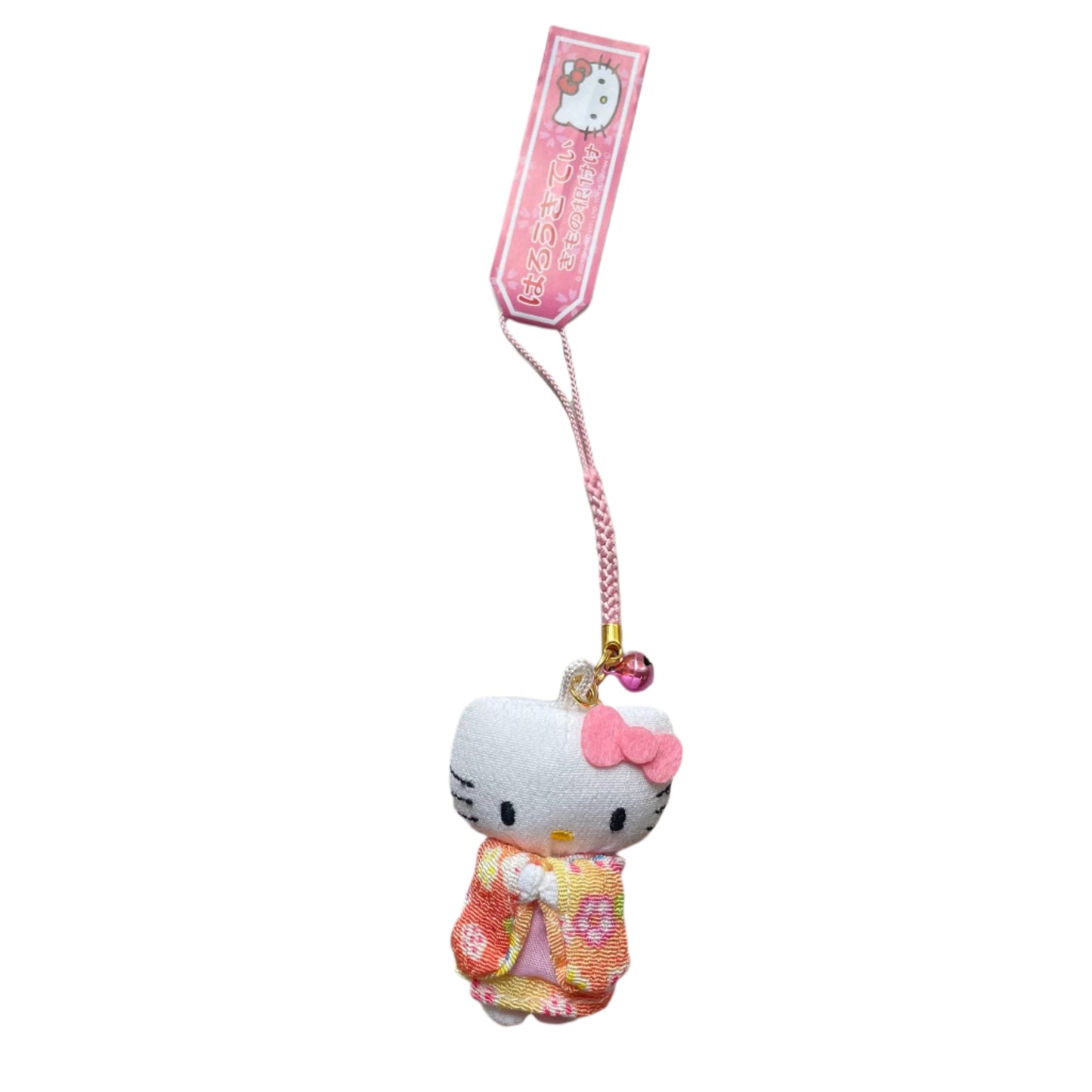 Sanrio | Japanese Doll Chiriman Netsuke - Hello Kitty Orange