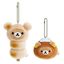 San-X | 'Rilakkuma Sābo (Tea House) Limited Edition | Rilakkuma Dango (Mochi) & Manju (Bun) Mascot Holder