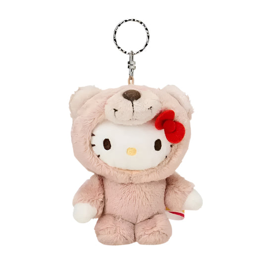 NICI x Sanrio | Sanrio Mascot Keyring - Hello Kitty x Love Bear