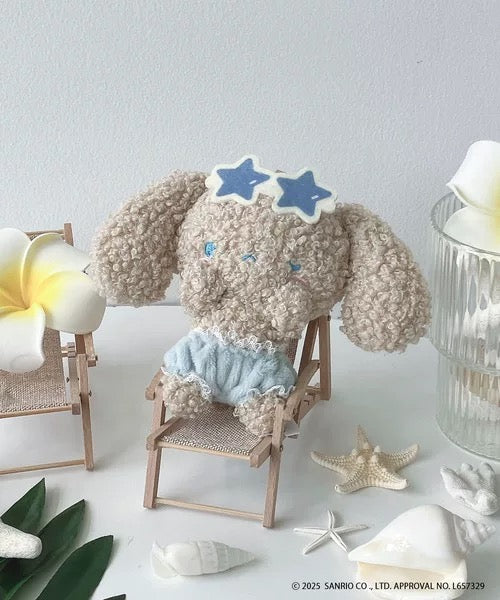 AS KNOW AS plus x Sanrio Characters Plush Keychain