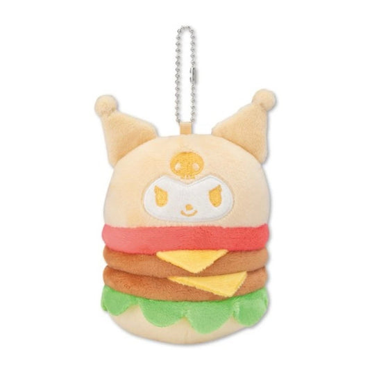 Sanrio Avail | Hamburger Beige Mascot Charm - Kuromi