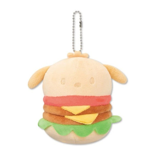 Sanrio Avail | Hamburger Beige Mascot Charm - Pochacco