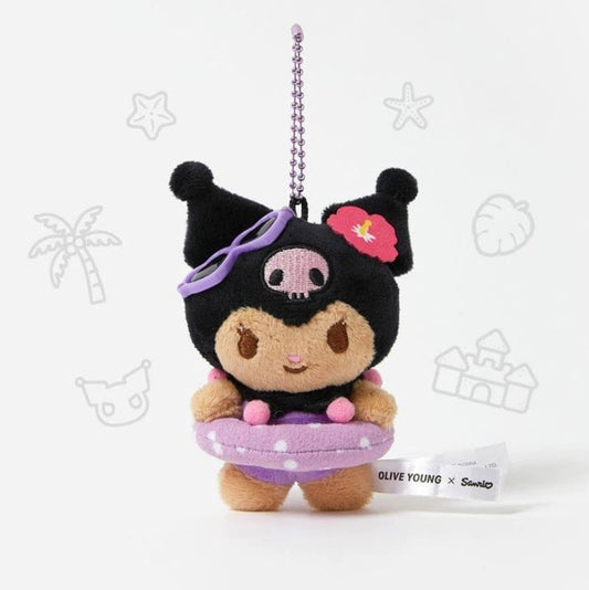 OLIVE YOUNG x Sanrio | Sanrio Characters Love Summer Tanned Mascot  - Kuromi
