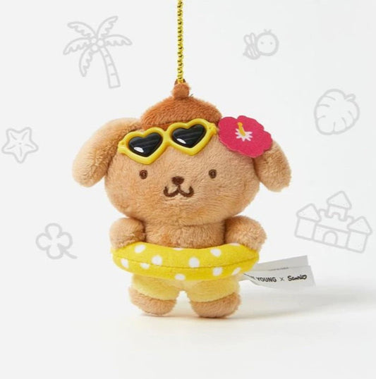 OLIVE YOUNG x Sanrio | Sanrio Characters Love Summer Tanned Mascot  - Pompompurin