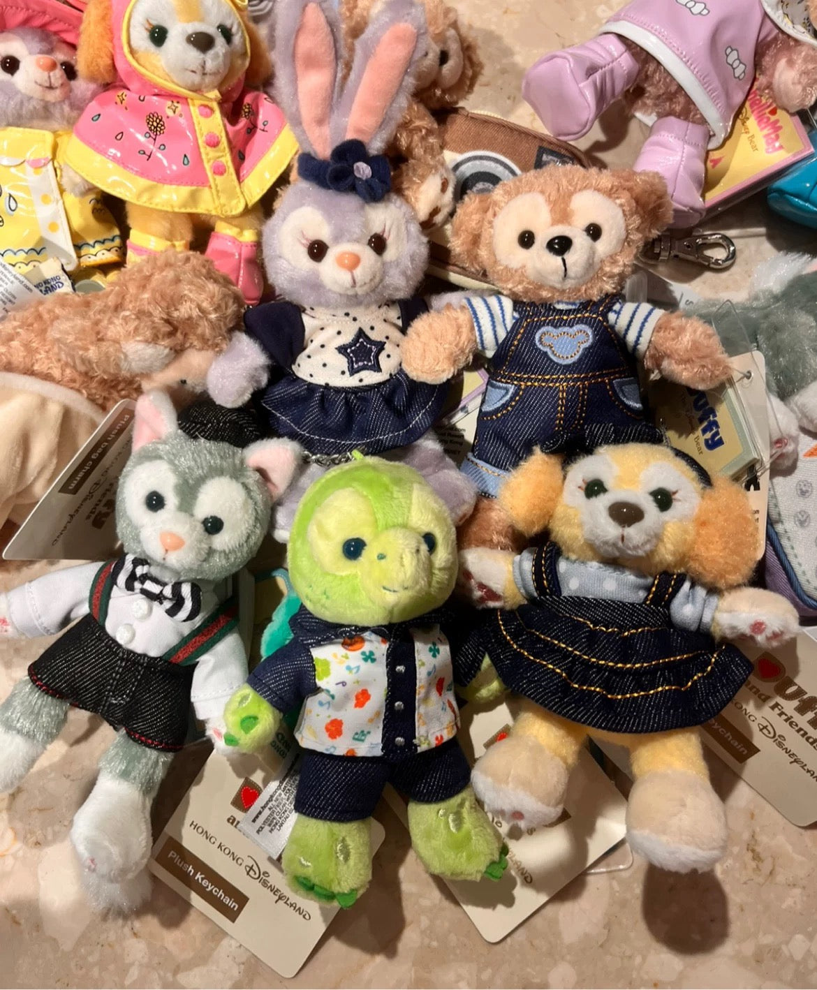 Disney | Duffy and Friends Denim Series | Duffy Denim Jeans Mascot Keychain