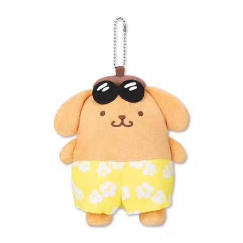 Sanrio Avail | Summer Beach Series Swimwear Mascot Charm - Pompompurin